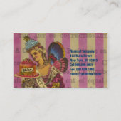 Lass sie essen Kuchen I ~ Visitenkarten Visitenkarte (Rückseite)