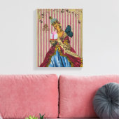 Lass sie essen Kuchen ~ Wrapped Canvas #14 Leinwanddruck (Insitu (Wohnzimmer))