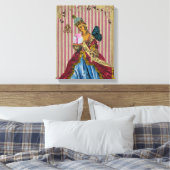 Lass sie essen Kuchen ~ Wrapped Canvas #14 Leinwanddruck (Insitu (Schlafzimmer))