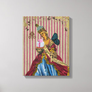 Lass sie essen Kuchen ~ Wrapped Canvas #14 Leinwanddruck