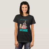 Lass sie essen Macarons Marie Antoinette Macaron T-Shirt (Vorne ganz)