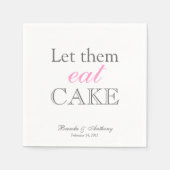 Lass sie essen Napkins Serviette (Vorderseite)