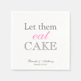 Lass sie essen Napkins Serviette