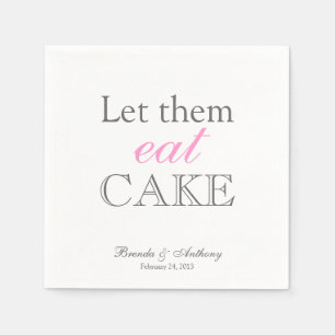 Lass sie essen Napkins Serviette