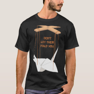 Lass sie falten Sie den Vogel Origami Artist Japan T-Shirt