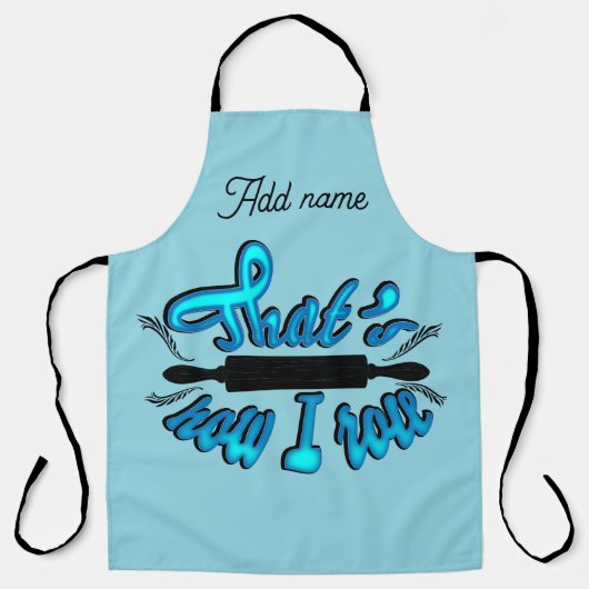 Lass sie kochen personalisierte Küche Schürze (Vorderseite)