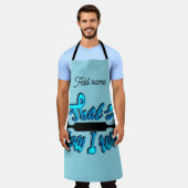 Lass sie kochen personalisierte Küche Schürze (Getragen)