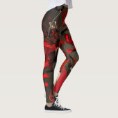 Lass sie kommen, japanischer Samurai-Krieger Leggings (Rechts)