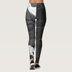 Lass sie kommen, japanischer Samurai-Krieger Leggings