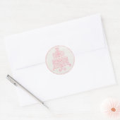 Lass sie Kuchen essen Sticker - Pink (Umschlag)