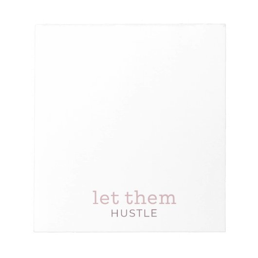 Lass sie mit dem Notepad - Ruhige Rebellion Notizblock (Vorderseite)