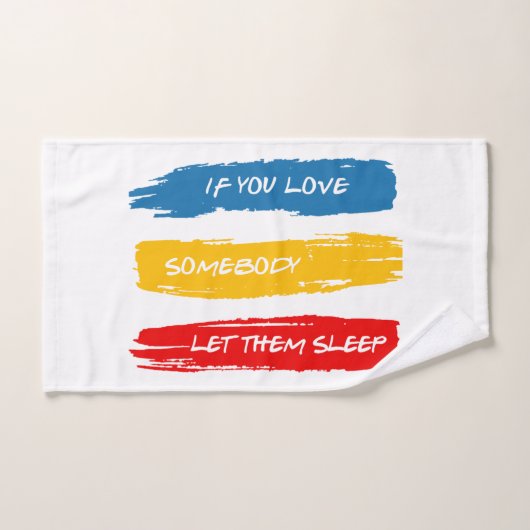 Lass sie schlafend badhandtuch set (Handtuch)