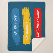 Lass sie schlafend sherpadecke (Vorderseite)