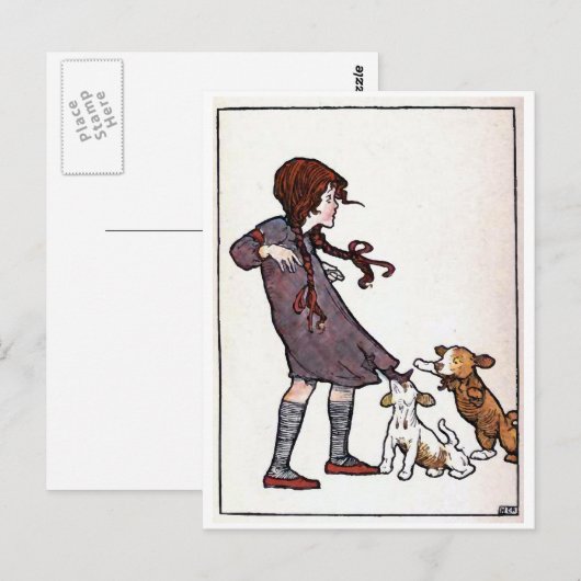 "Lass Sleeping Dogs Lie" Postkarte (Vorne/Hinten)