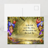 Lass Spaß ist das Licht, das dich führt Postkarte (Vorne/Hinten)