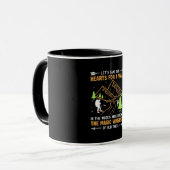Lass, spazieren zu gehen tasse (Vorderseite Links)