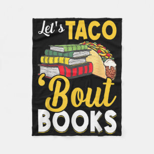 Lass Taco Bout Bücher Buch Lover Cinco De Mayo Buc Fleecedecke