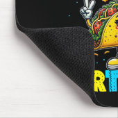 Lass Taco Bout My Birthday Funny Mexican Party Boy Mousepad (Ecke)