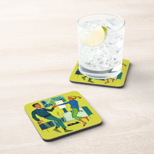 Lass-Tanz Getränkeuntersetzer (Rechte Seite)