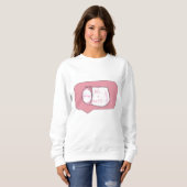 Lass Tell a Tale - Teecup Design Sweatshirt (Vorne ganz)