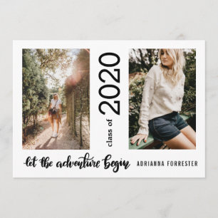 Lass The Adventure Begin Graduate Class of 2020 Einladung