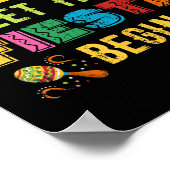 Lass The Fiesta Begin Funny Cinco De Mayo Mexican Poster (Ecke)