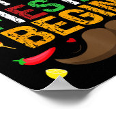 Lass The Fiesta Begin Mexikanisches Party Funny Ci Poster (Ecke)