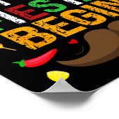 Lass The Fiesta Begin Mexikanisches Party Funny Ci Poster (Ecke)