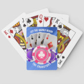 Lass The Games Begin Poker Design Spielkarten (Rückseite)