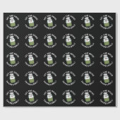 Lass The Good Thymes Roll Funny Herb Pun Dark BG Geschenkpapier (Flach)