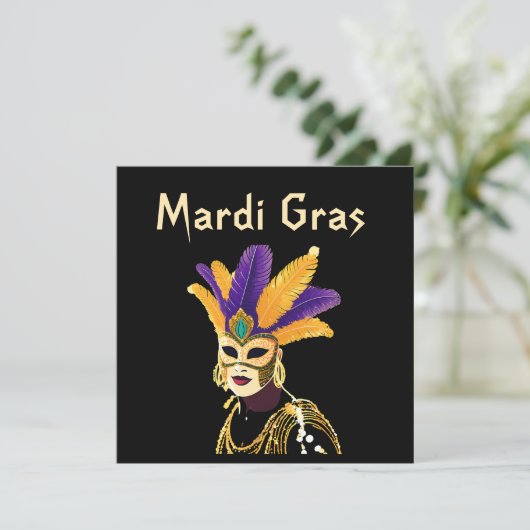 "Lass the Good Times Roll: Mardi Gras Celebration" (Stehend Vorderseite)