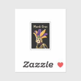 "Lass the Good Times Roll: Mardi Gras Celebration" Aufkleber