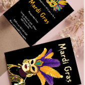 "Lass the Good Times Roll: Mardi Gras Celebration" Einladung