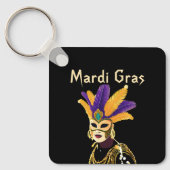 "Lass the Good Times Roll: Mardi Gras Celebration" Schlüsselanhänger (Vorderseite)