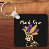 "Lass the Good Times Roll: Mardi Gras Celebration" Schlüsselanhänger (Vorderseite)