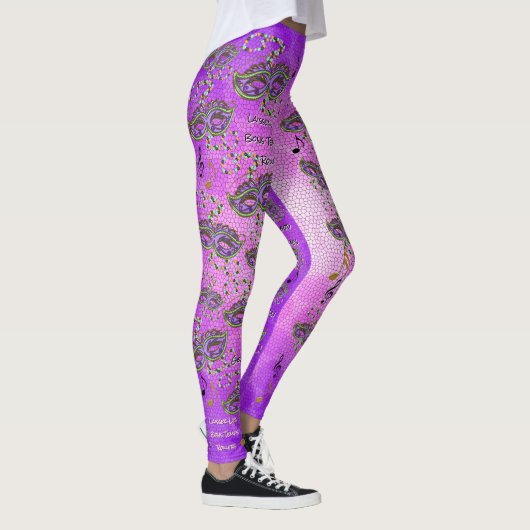Lass The Good Times Roll - Mardi Gras Leggings (Rechts)