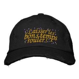 Lass the Good Times Roll New Orleans Bestickte Kappe