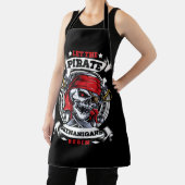 Lass The Pirate Shenanigans Begin Crossbones Freeb Schürze (InSitu)