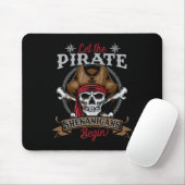 Lass The Pirate Shenanigans Begin Skeleton Hallowe Mousepad (Mit Mouse)
