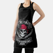 Lass The Pirate Shenanigans Beginnt Halloween Skul Schürze (InSitu)