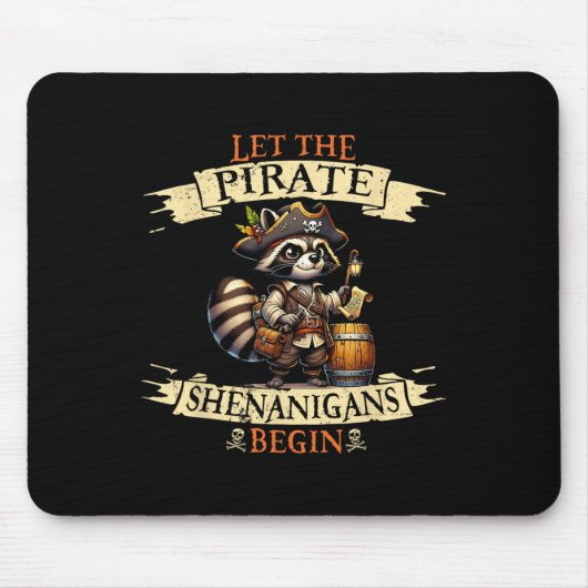 Lass The Pirate Shenanigans fängt Halloween Pirate Mousepad (Vorne)