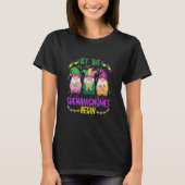 Lass The Shenanigan Begin Mardi Gras Garden Gnome  T-Shirt (Vorderseite)