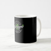 Lass The Shenanigans Begin Funny Clovers St Patric Kaffeetasse (VorderseiteRechts)