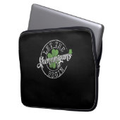 Lass The Shenanigans Begin Funny Clovers St Patric Laptopschutzhülle (Vorderseite Links)