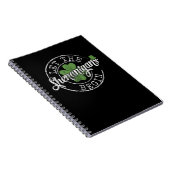 Lass The Shenanigans Begin Funny Clovers St Patric Notizblock (Rechte Seite)