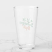 Lass The Shenanigans Begin Funny Irish St Patricks Glas (Rückseite)