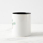 Lass The Shenanigans Begin Funny Irish St Patricks Zweifarbige Tasse (Mittel)