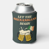 Lass The Shenanigans Begin Funny St. Patrick's Day Dosenkühler (Kanne Rückseite)