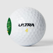 Lass The Shenanigans Begin Funny St Patrick's Day Golfball (Logo)