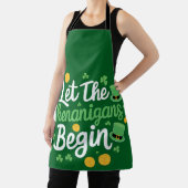 Lass The Shenanigans Begin Funny St Patrick's Day Schürze (InSitu)